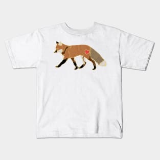 Fox Heart Red Kids T-Shirt